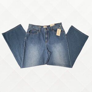 Universal Thread Wide-Leg Jeans • Medium Wash • 12 • NWT • WDM-100171